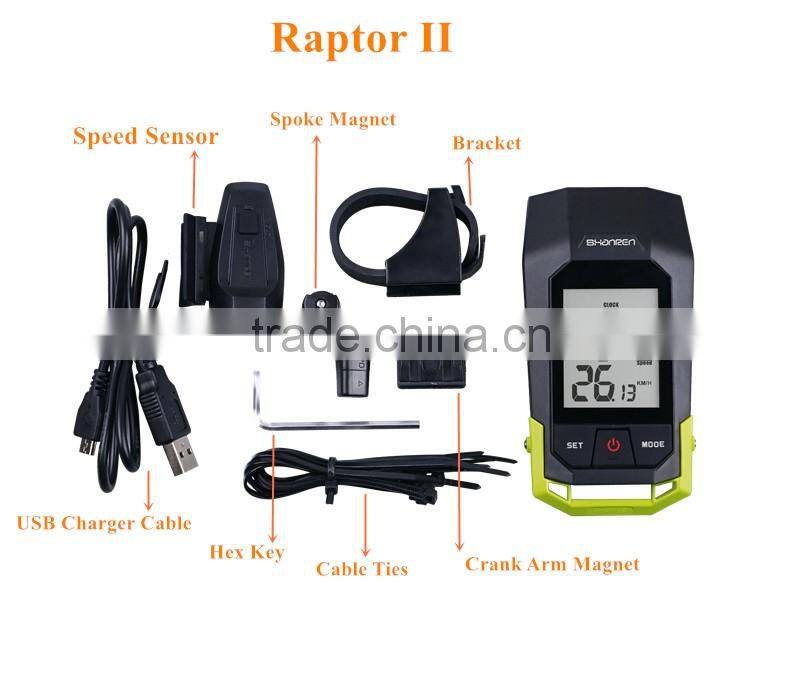 digital wireless smart city road bike computer