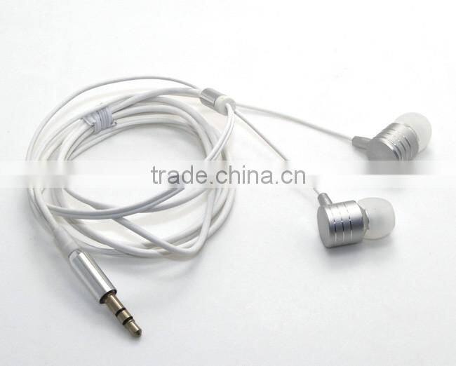 Cheap High quality metal earphone without mic form china factory