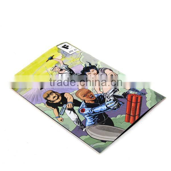 Factory direct full color staple embossed cover book printing