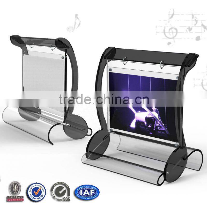 Clear acrylic cup or glass cup tray bar serving tray