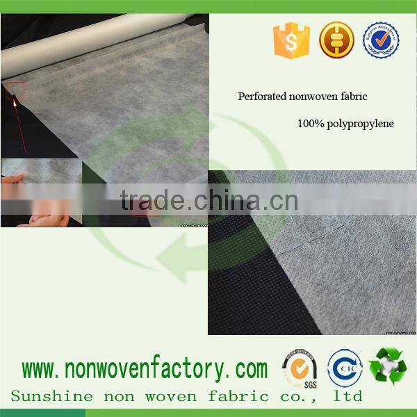 stocklot sufficientpei ferforated non-woven fabrics, high-quality Chinese suppliers fabric stocklot
