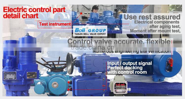 light weight electric regulating ball valve for gas