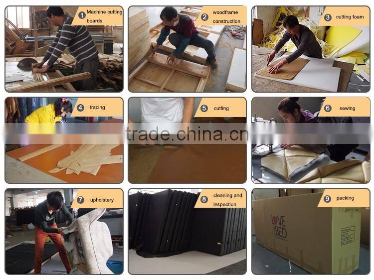 High elasticity moistureproof super bearing living room leather sofa