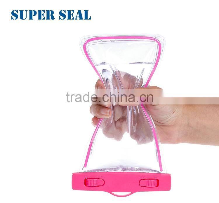wholesale hot selling waterproof bag noctilucent mobile phone waterproof pouch