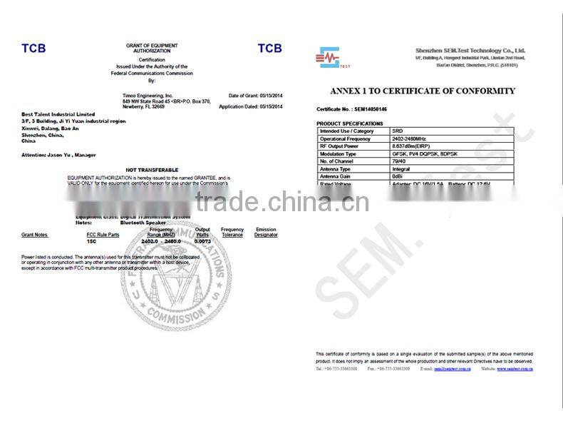 2015 private mould sound box supplier of handsfree speaker supper tiny speaker wireless bluetooth speaker