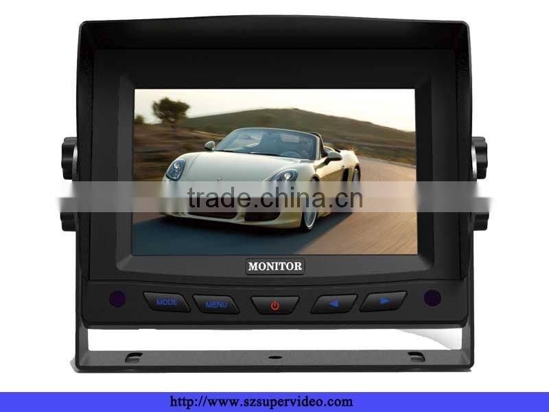 small screen size 5 inch truck 4 pin reverse camera monitor