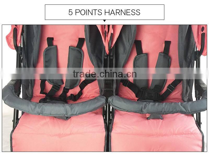 Competitive price shock absosrber system baby twin pram