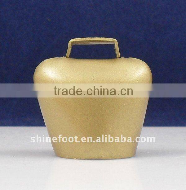 1.5inch mini swiss cow bell A4-C018 with leather strap and keyring as souvenirs (E142)
