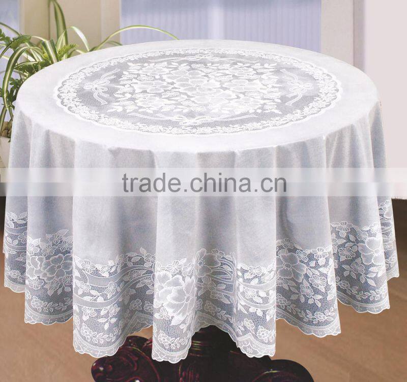 LACE PVC TABLECLOTH - ZT-809 RD182CM