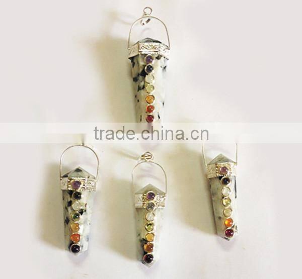 Agate Jewellery For Sale | Rainbow Moonstone D-Point Chakra Pendants | Prime Agate Exports | INDIA