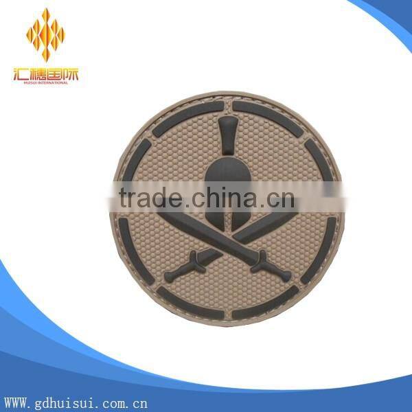 Top quality cheap custom bat shape PVC patches