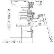 MIP/C X HOSE BOILER DRAIN ANGLE VALVE(hot)