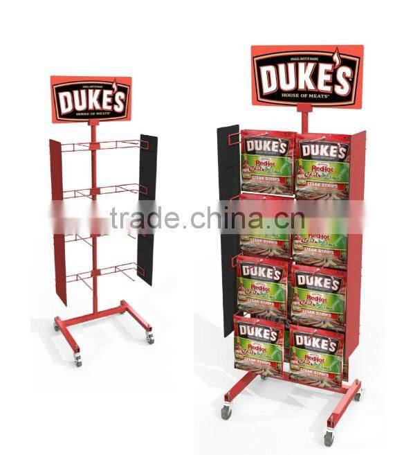 metal 8 hooks bulk food dispenser HSX-3513