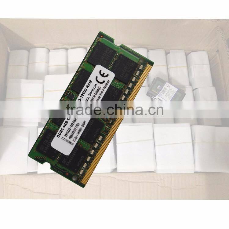 Lifetime warranty 256mb*8 ddr3 4gb 1333 non ecc ram for laptop
