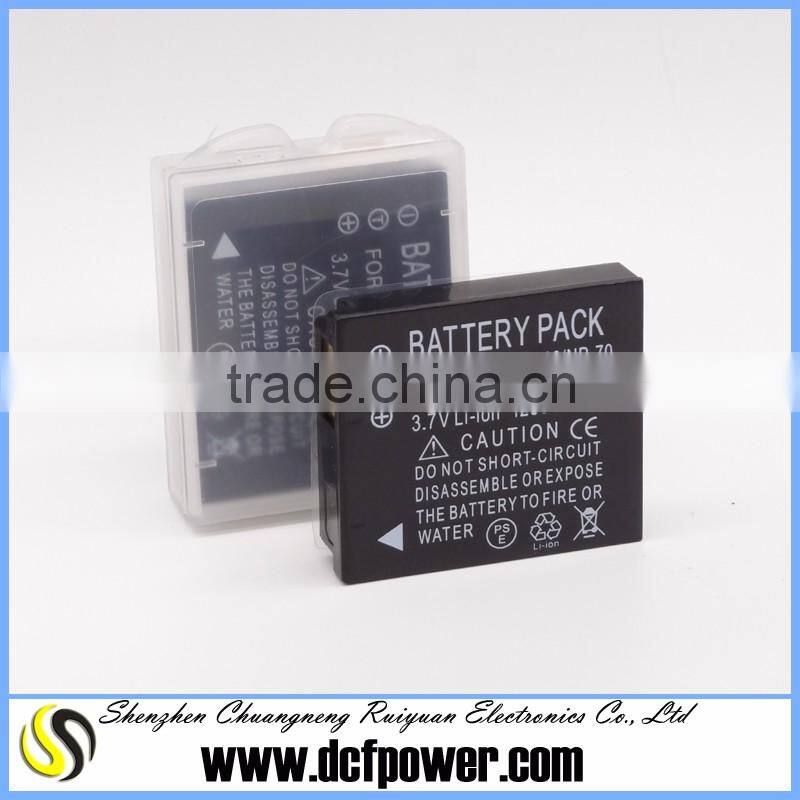 Factory supply price compatible with CGA-S005E NP-70 for DMC-FX120 DMC-FX150 GR Digital camera battery D-Li106