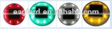 8 leds High Flashing Reflective Plastic round Solar Road Stud