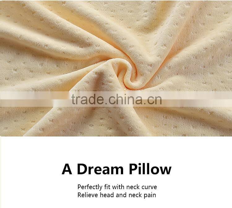 XD-KM001 china supplier massage latex pillow thailand sleep for success pillow reviews