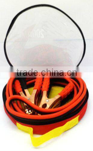 200 amp 10 gauge No Tangle Battery Booster cables 12 feet with FREE travel case Jumper Cables Extra long 12ft