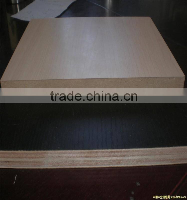 White melamine veneer mdf board for cabinet doors