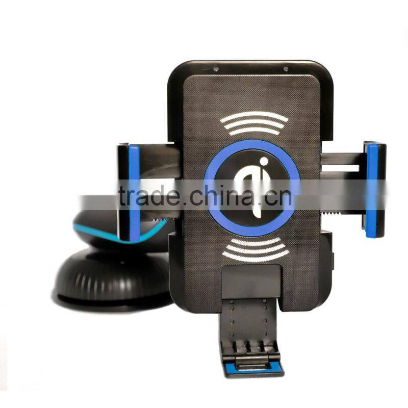 Qi Wireless Car Charger Holder Wireless Charging Pad Transmitter Charger For iphone