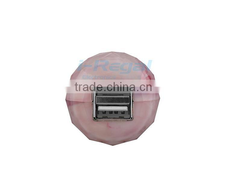 High Quality Safety hammer Car Charger Micro Auto Universal Dual USB For iPad iPhone 5V 3.1A Mini Adapter car charger