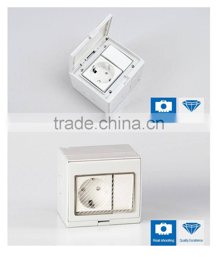 1 Gang Switcher Electric Outlet Waterproof(SP-SRS)
