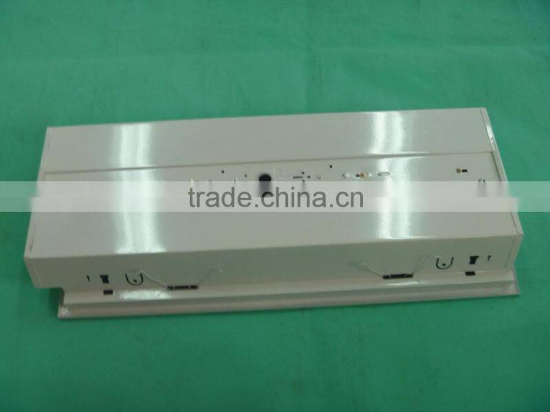 2x18w grid lamp with milky cover