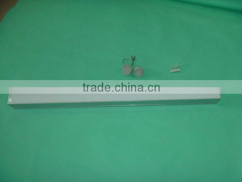 Suspended fixture in office meeting room