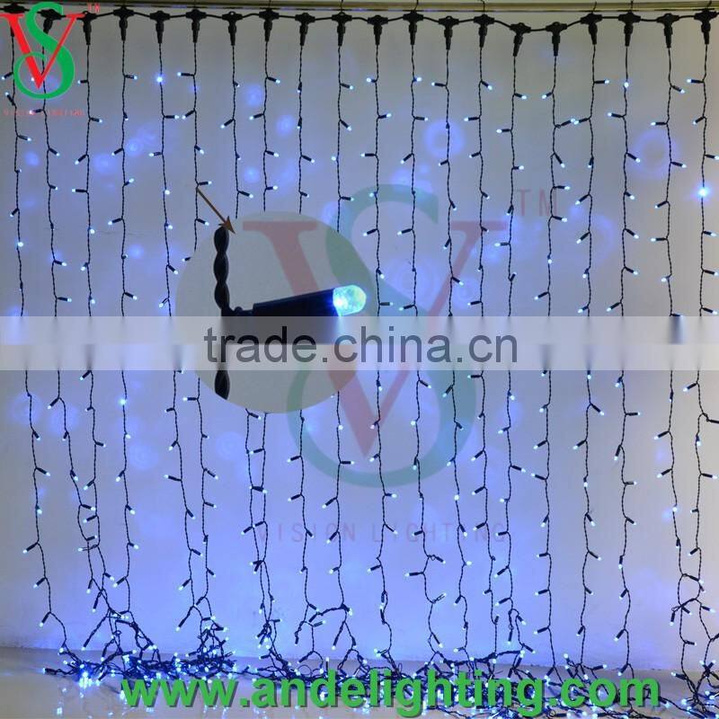 Christmas IP65 waterproof led snowfall curtain lights