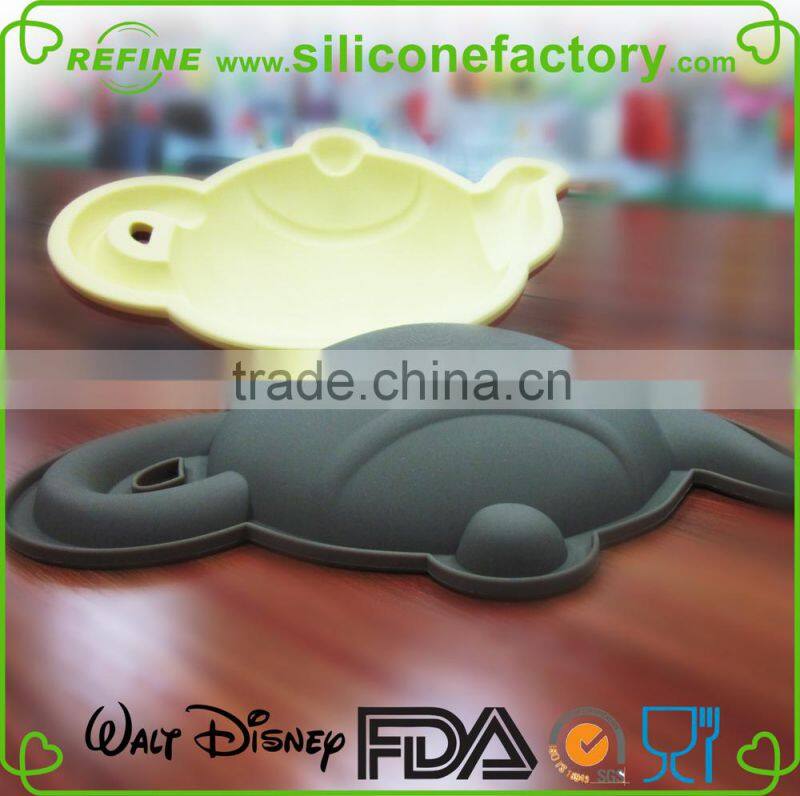 Disney audited factory for kettle shaped non-toxic silicone bake mould