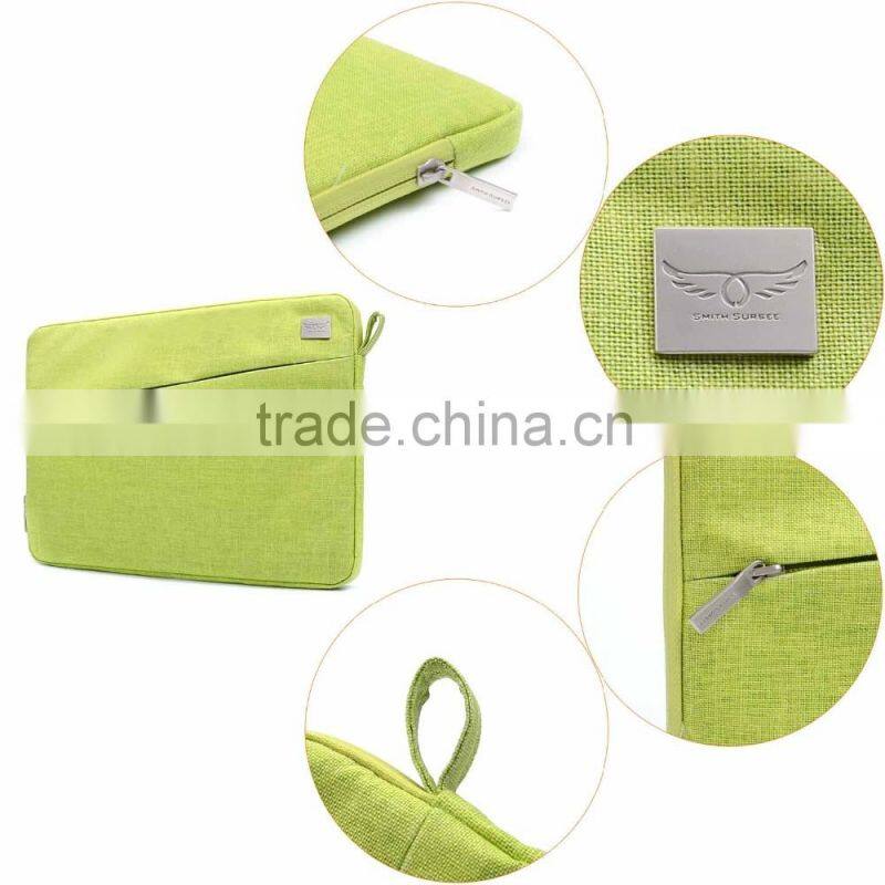 Large Canvas Zip Shopping Travel School Bookbag Built-in Laptop Sleeve Fits 12-inches Tablet school bag CS-AW513(1)