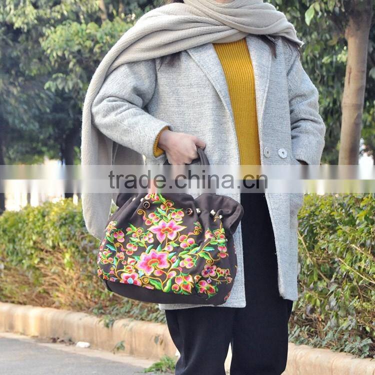 Vintage handbags shoulder bag big size for ladies high quality canvas handbag women