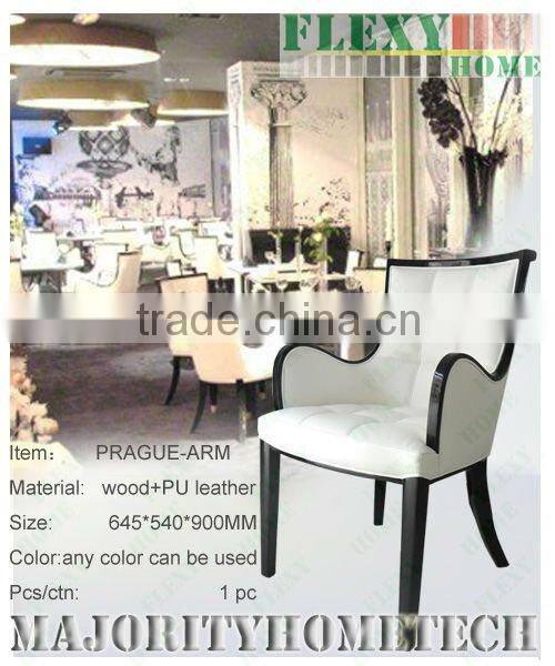 Hotel wooden restaurant chair Modern