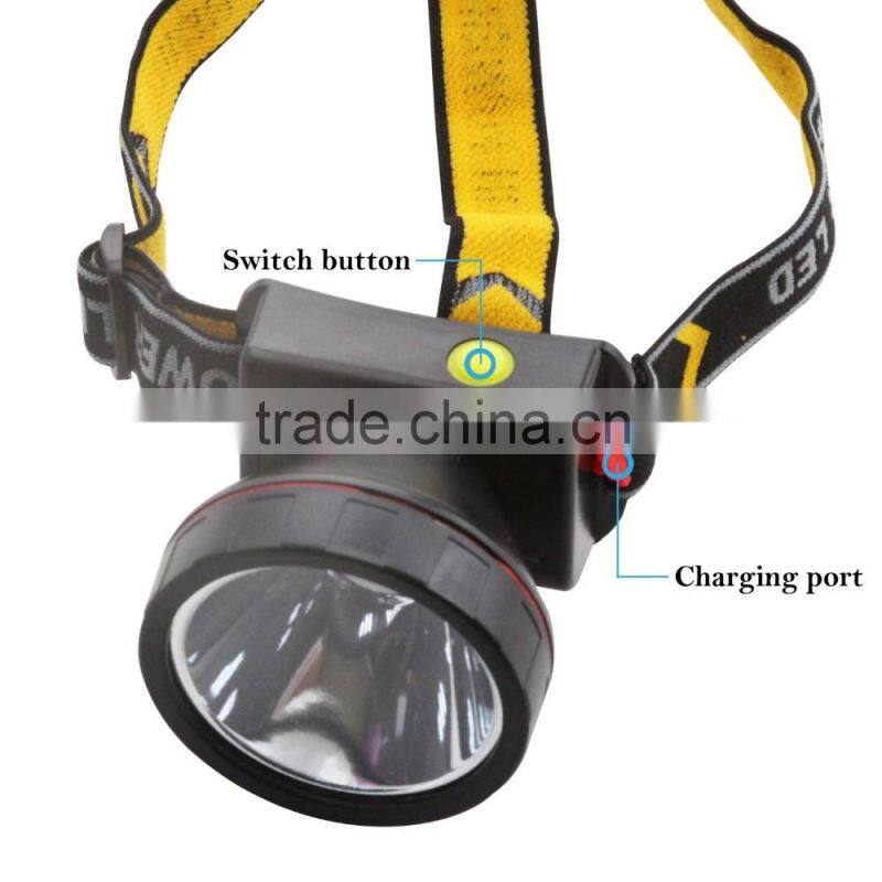 240 Lumens 2 Modes LED Headlamp 90 Degrees Adjustable Head Lamp Waterproof Rechargeable Cycling Fishing Headlight with Charger