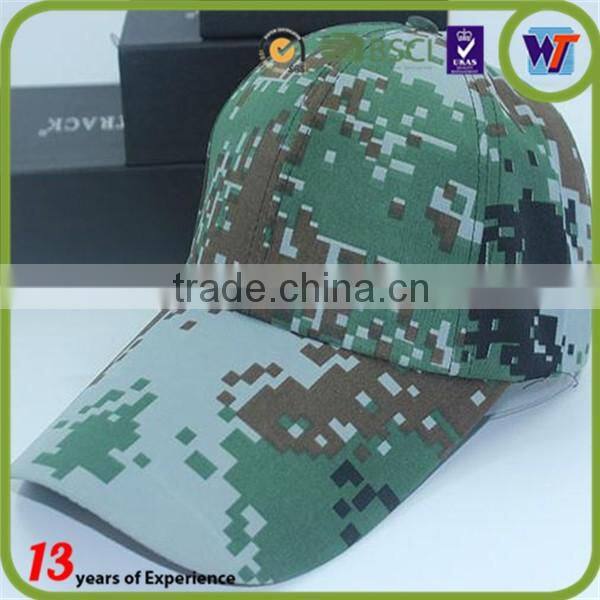 Embroidery Sport 6 Panel Custom Summer Military Baseball Man Hat