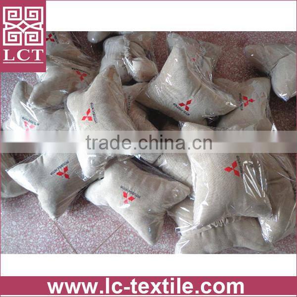 supply 2015 special design made of polar fleece fabric hugging car shaped pillow accessory blanket to keep warm(LCTP0169)