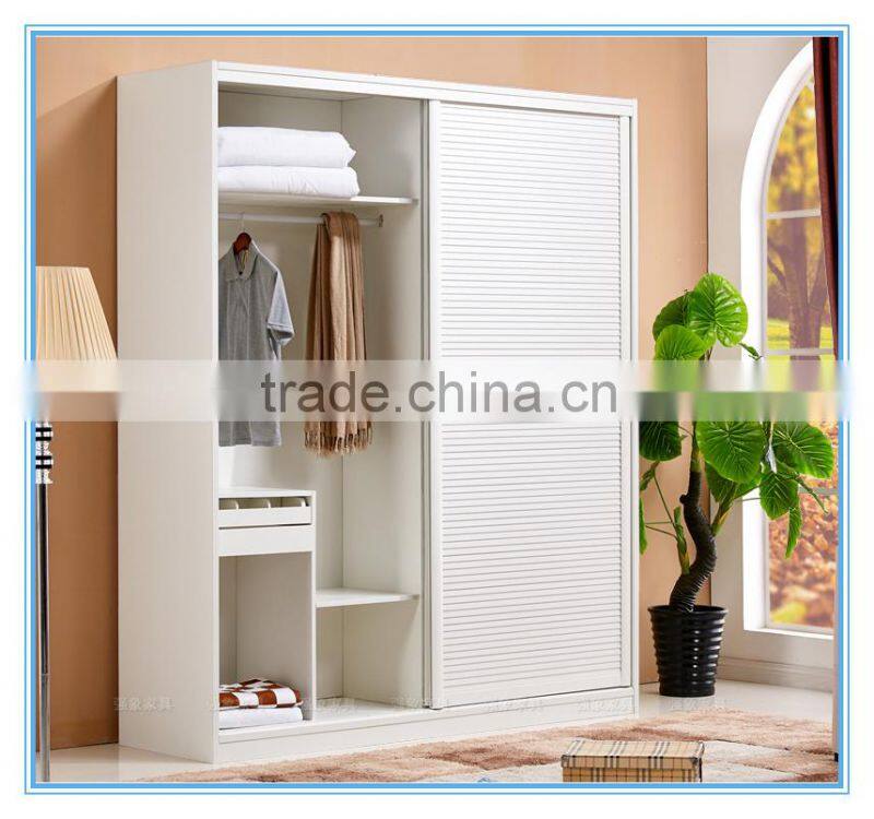 Simple design bedroom furniture wood wardrobe