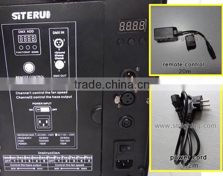 Disco smoke fog machine 600W stage effect haze machine