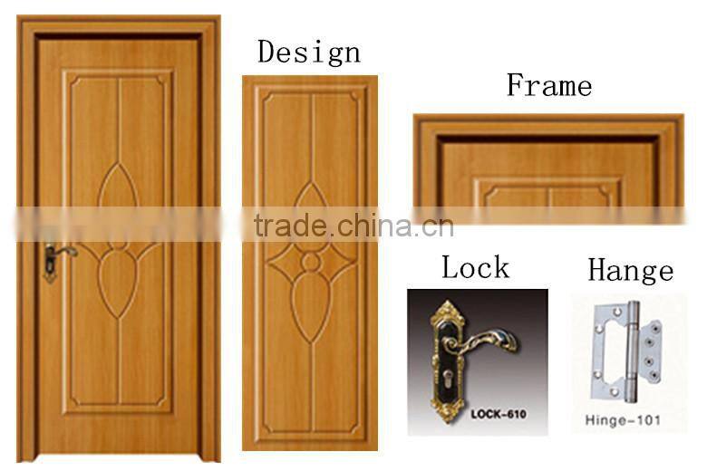 hot sale pvc armor indian main door design mdf wooden door