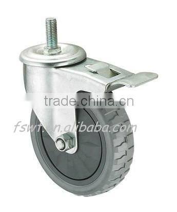 3' Height Adjustable Screw Casters With Brake