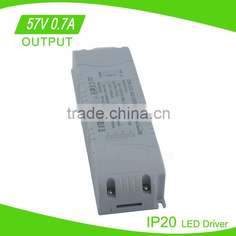 led driver power supply 57v 40w 0.7A led power driver