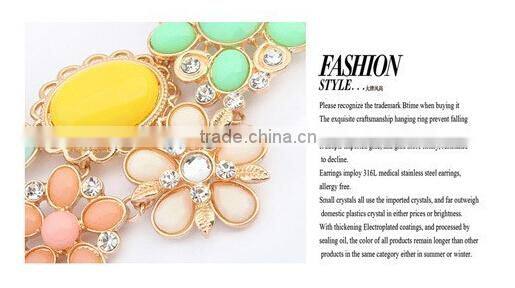 Top Quality Flower Shourouk Vintage Pendant Statement Necklace Women Necklaces & Pendants Fashion Necklaces for Women 2014