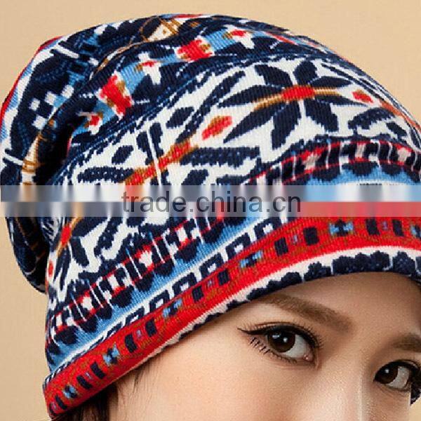 16SLY103 knit LED christmas beanie