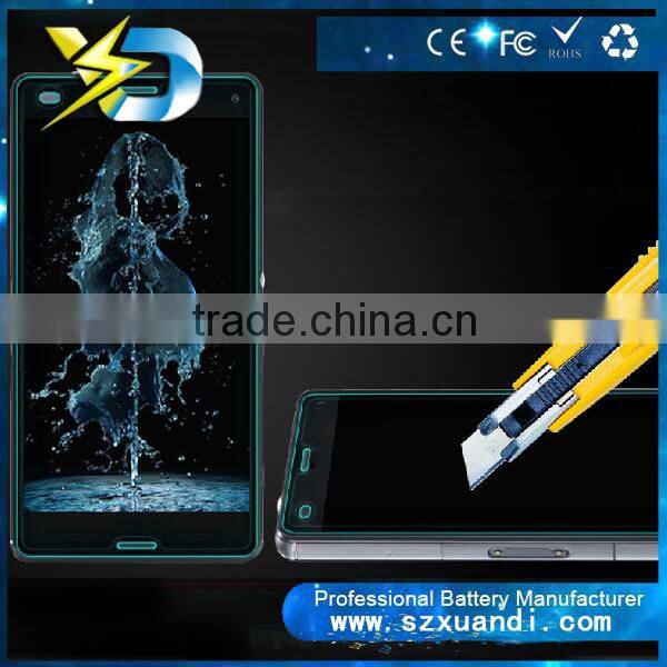 High quality premium real screen protector film tempered glass for z3 mini xuandi glass