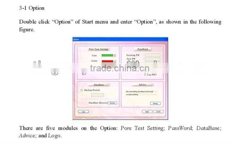 hot sale visia skin analysis machine HT-907