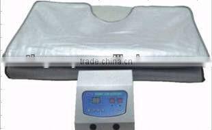 Three zone far infrared heated blanket for body shaping