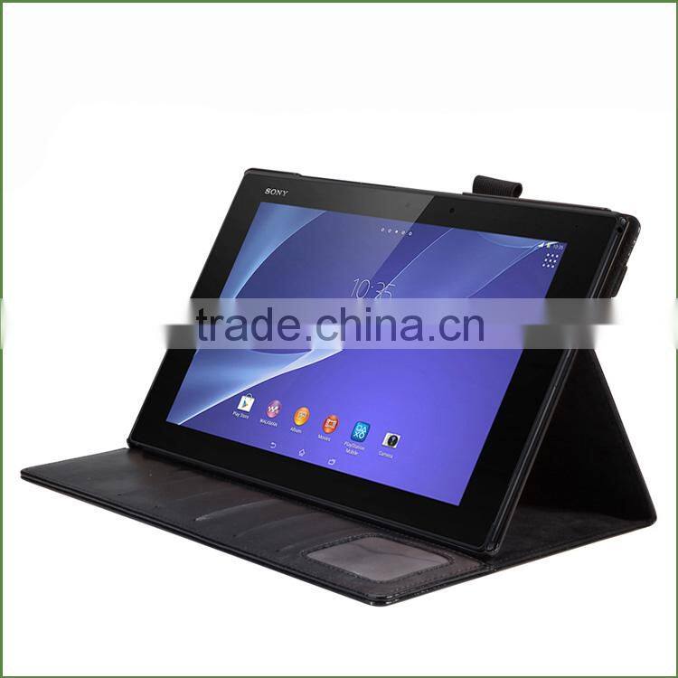 Flip Leather Case For Sony Xperia Z3 Tablet Compact With Card Slot