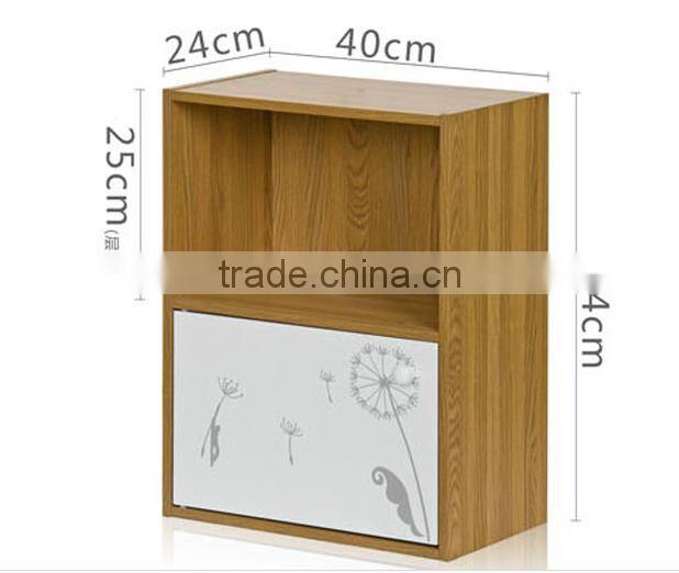 E1 Two -layer Night Stand With 1 Door