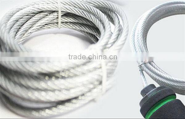 2016 New Product Sliming Weighted Fitness Steel Wire Gym Jumping Rope Skipping Rope