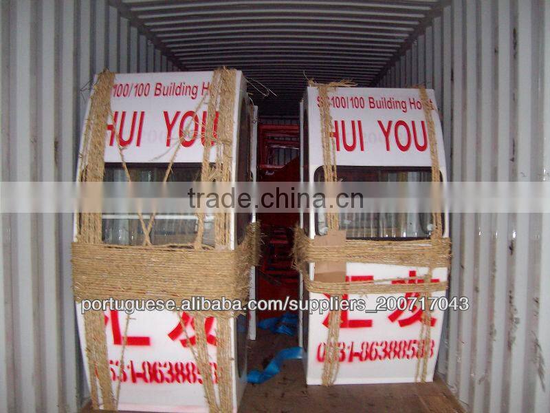 1t 50m SC100 Sigle Cage construction material elevators ,construction hoisting elevator